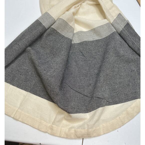 Karma Nepal Crafts Women's M Cotton Baggy Boho Pants Harem Gray Beige Whimsy￼ - Picture 12 of 12